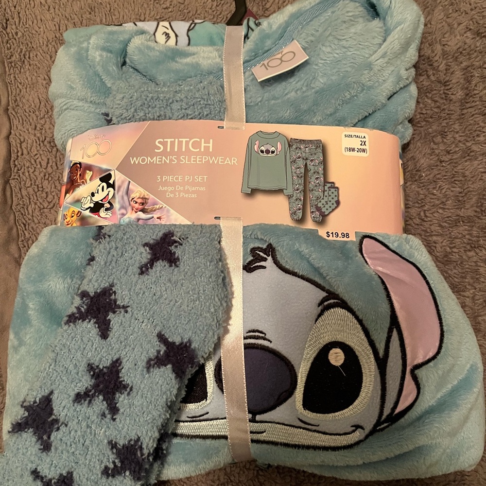 Disney Stitch Blue Sleepwear Set